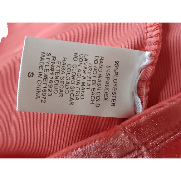 New Easel Los Angeles Coral Velvet Button Down Shirt M Oversized Long Sleeve - Picture 15 of 15